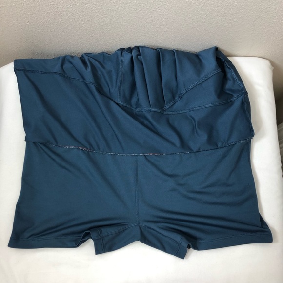 Nike Dri Fit Stretchy Blue Gray Orange Waist Band Pleated Tennis Golf Skort XL - Picture 5 of 15